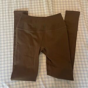 ALO Yoga Seamless Ribbed Leggings -Espresso